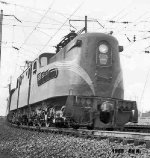 PRR GG-1, Electric, 1955